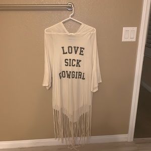 Wildfox fringe t-shirt